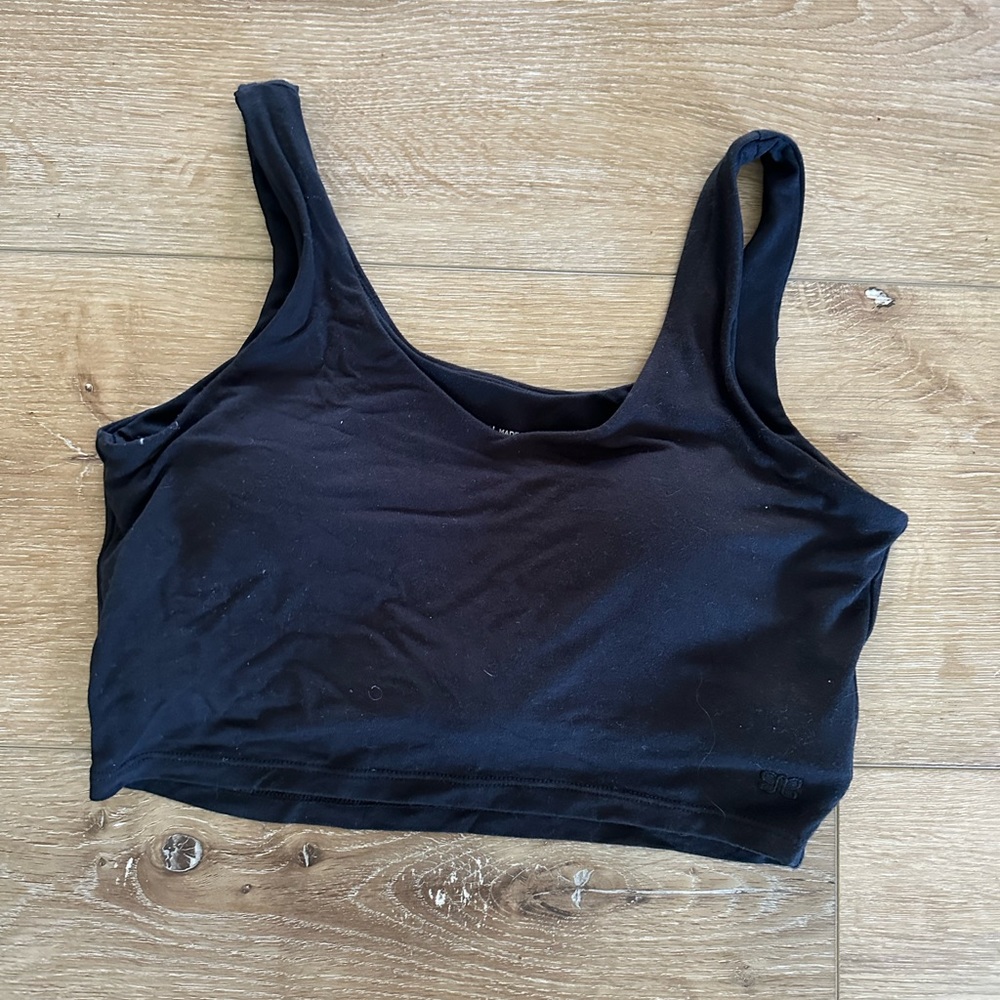 Albion Fitness Black Focus Tank- NWOT